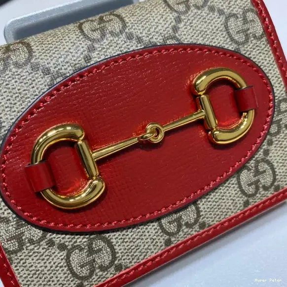 Hyper Peter Horsebit case wallet 1955 card Gucci 0520